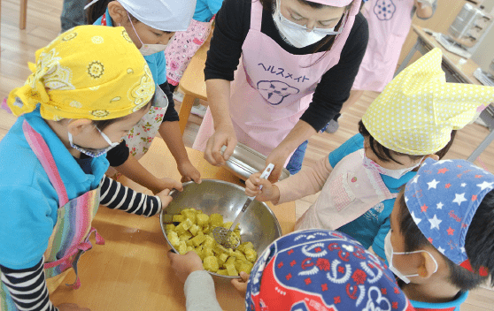 収穫したお芋を美味しくクッキング！