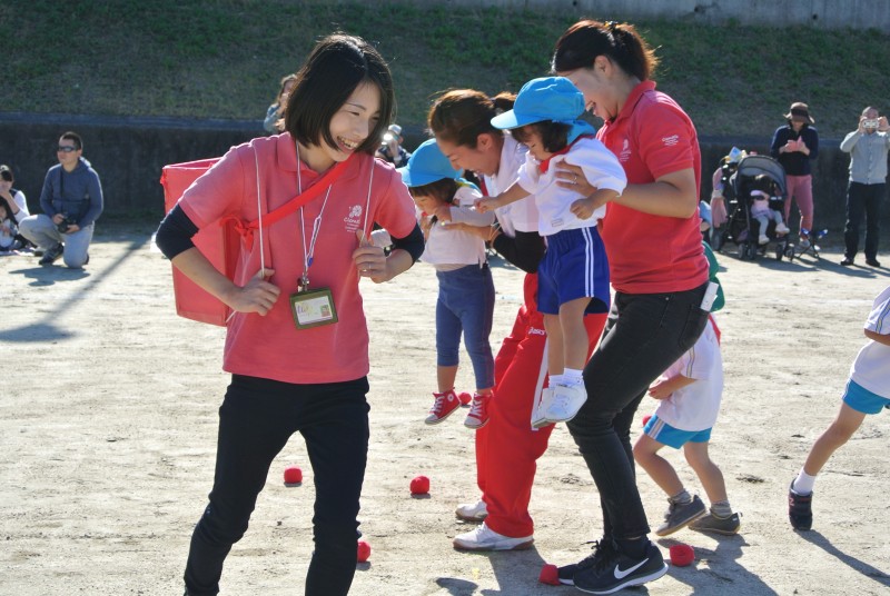 運動会！！晴れて嬉しいな～。